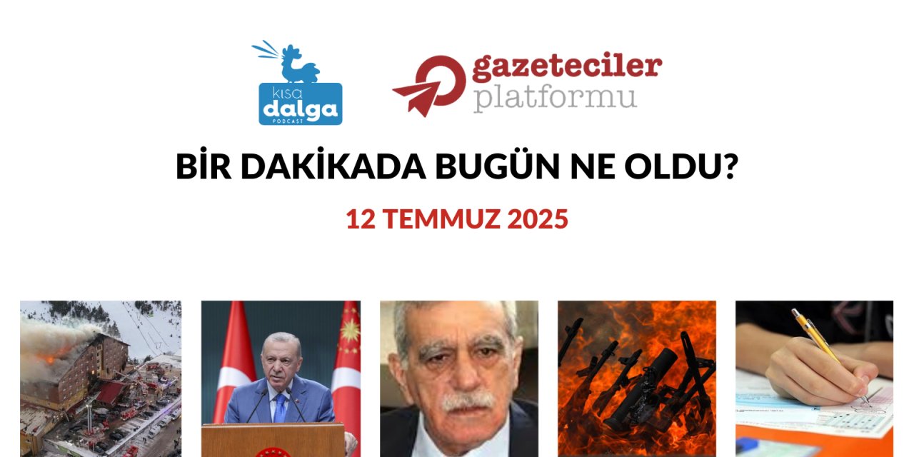 Bir dakikada bugün ne oldu?