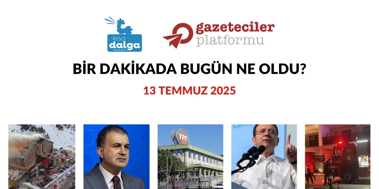 Bir dakikada bugün ne oldu?