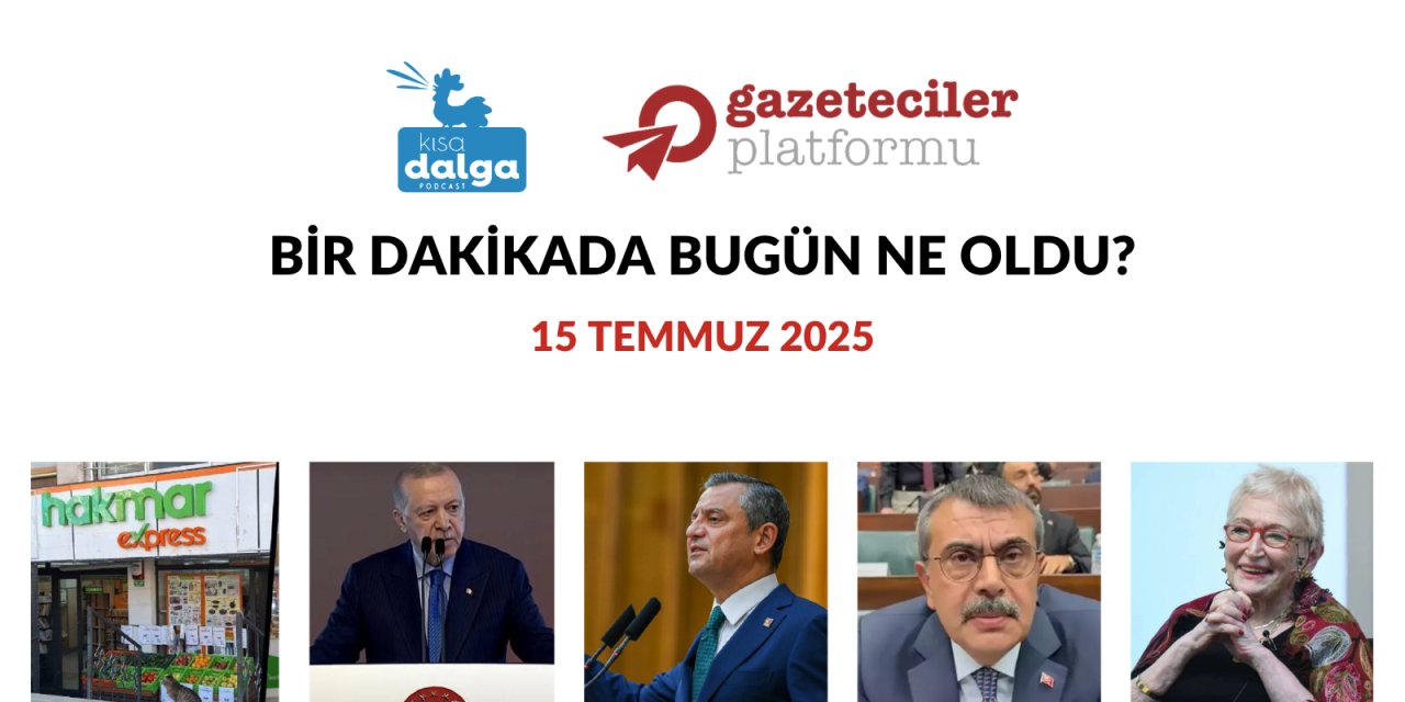 Bir dakikada bugün ne oldu?