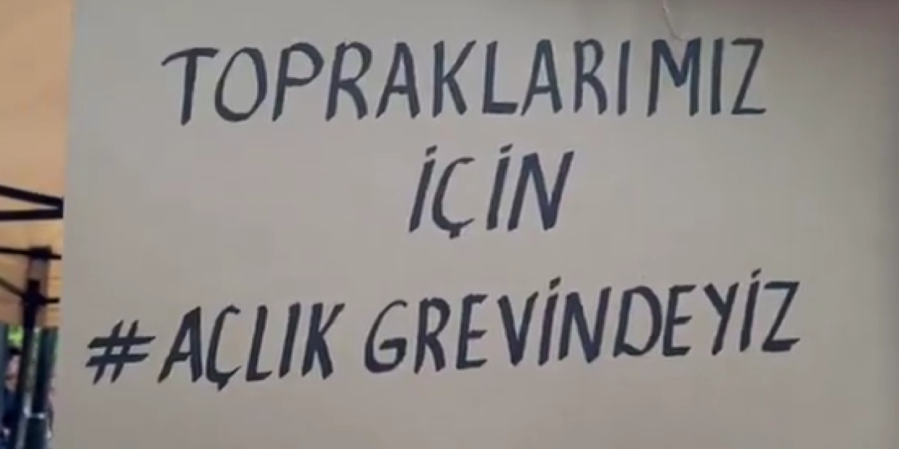 Köylüler zeytinlikleri için açlık grevinde