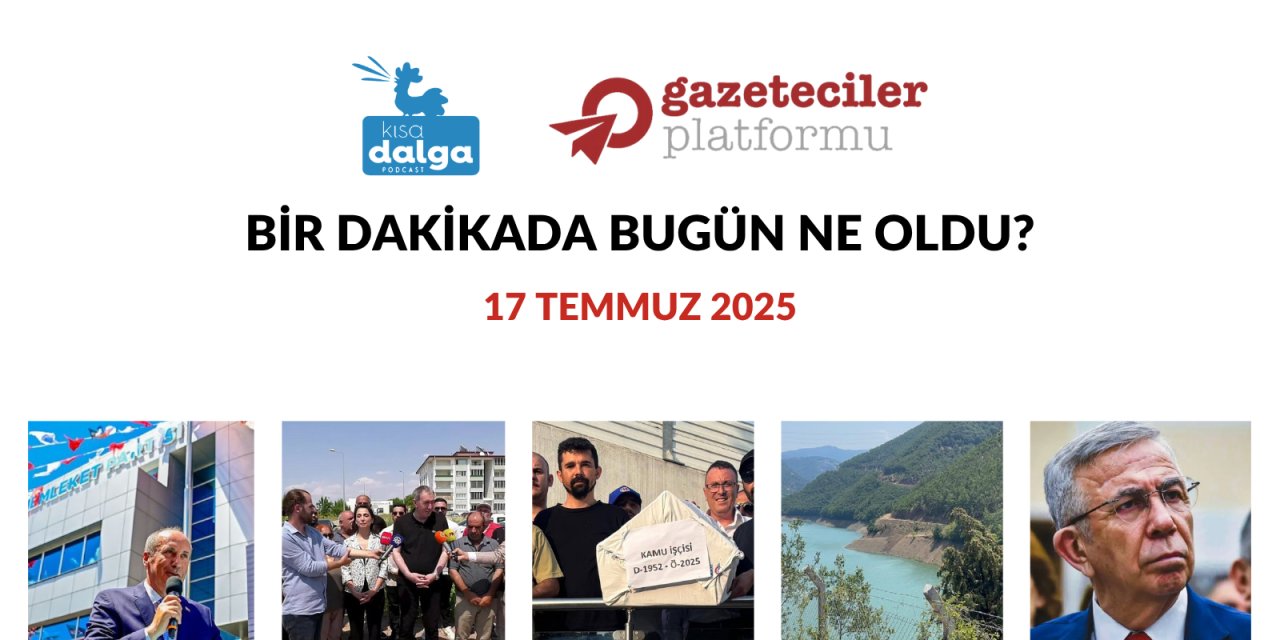 Bir dakikada bugün ne oldu?