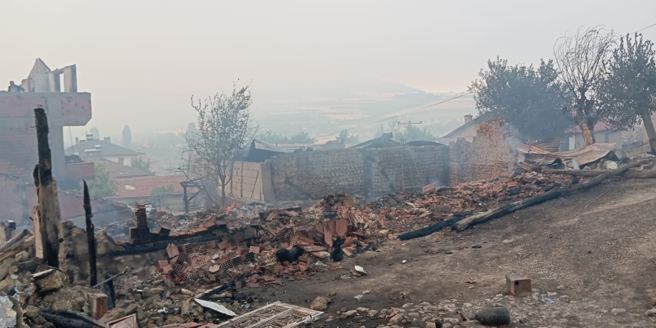Sakarya'da orman yangını: Çok sayıda ev zarar gördü