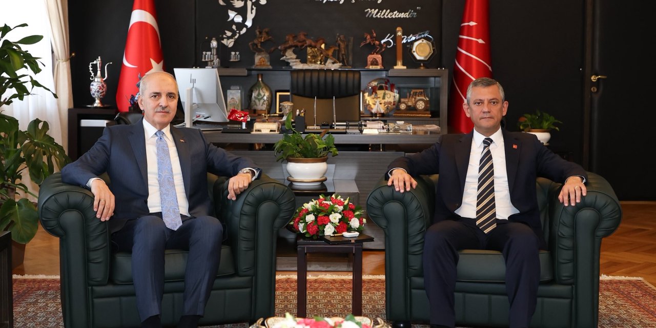 Numan Kurtulmuş, Özgür Özel’i ziyaret etti
