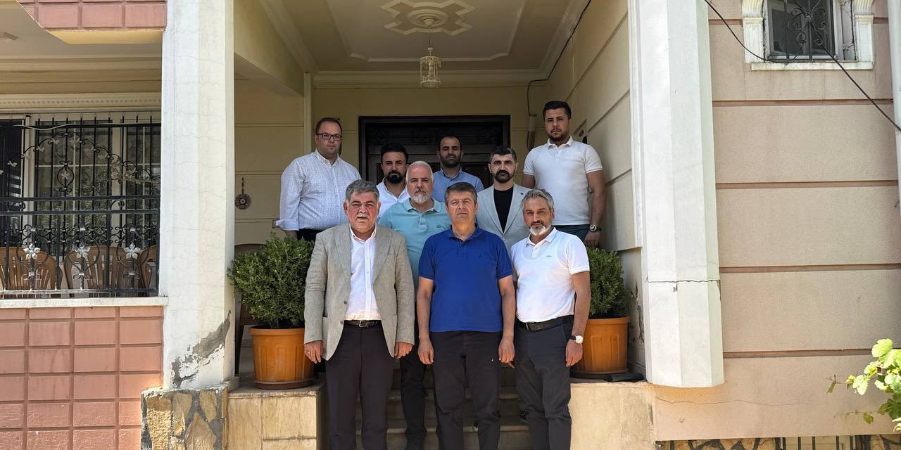 Baro başkanlarından ev hapsindeki Abdurrahman Tutdere'ye ziyaret