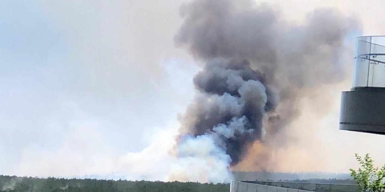 Eymir Gölü çevresinde çıkan yangın kontrol altına alındı