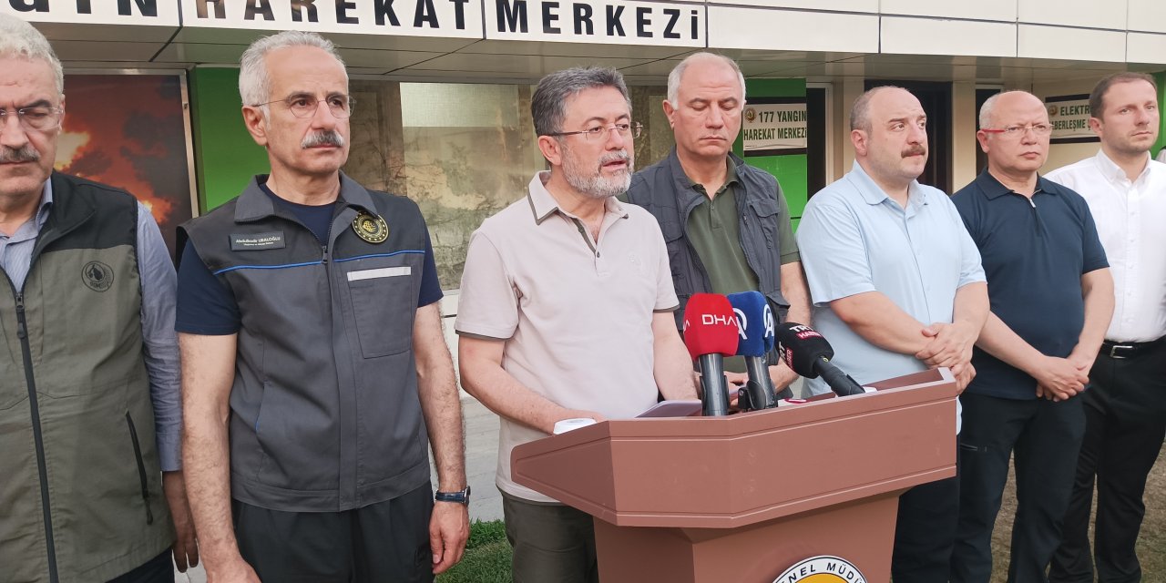 Bakan Yumaklı: 3 ilde 4 yangın devam ediyor