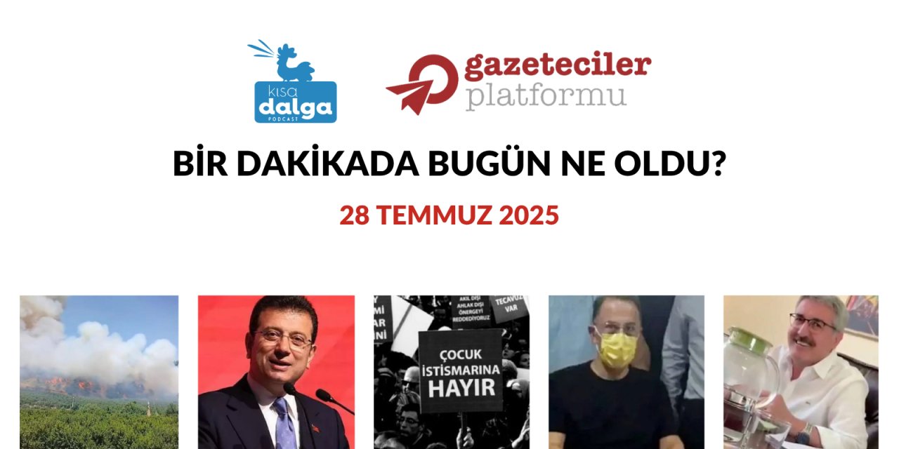 Bir dakikada bugün ne oldu?