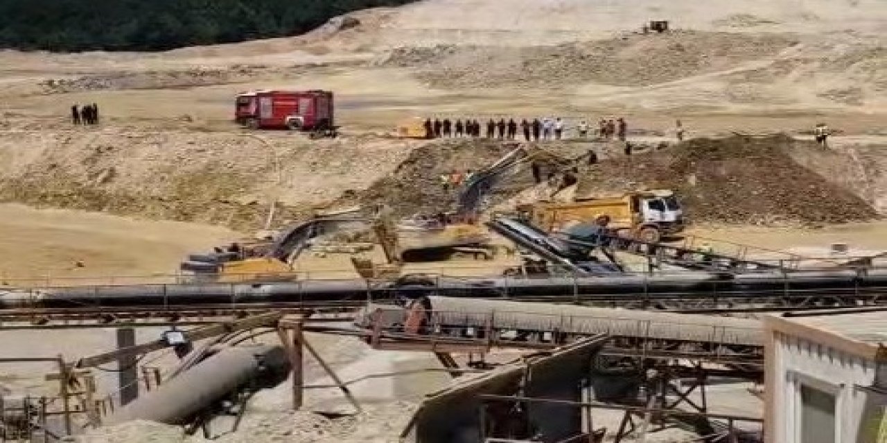 Çatalca'da kum ocağında göçük: 1 işçi yaşamını yitirdi
