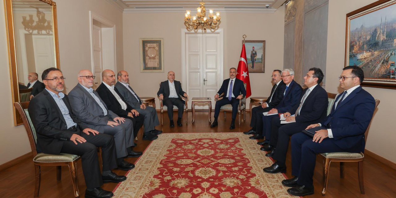 Hakan Fidan, İstanbul’da Hamas heyetiyle görüştü