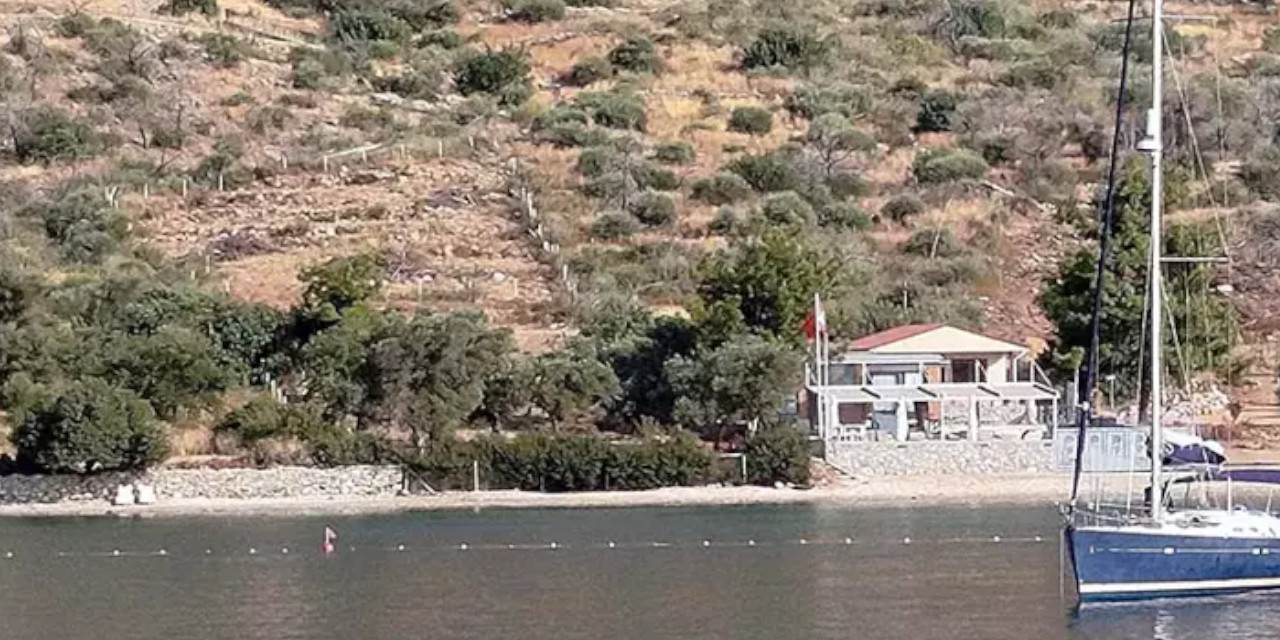 Muğla'da sahil şeridini taş duvarla kapatana inceleme