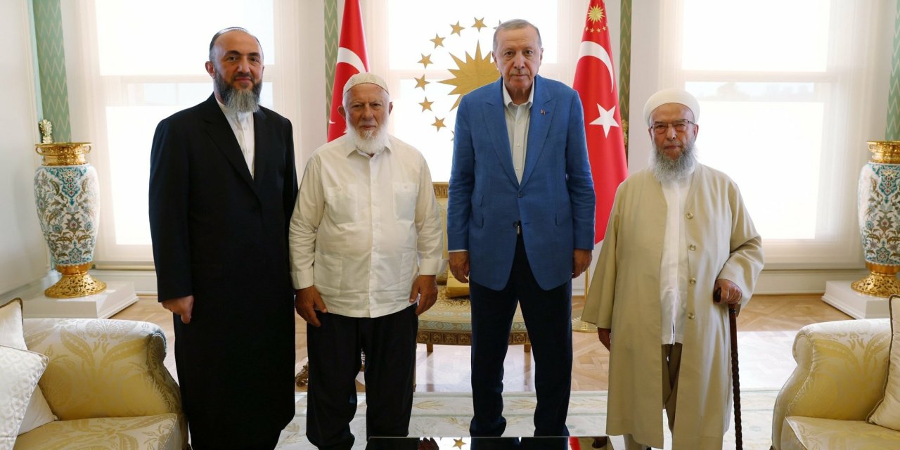 Cumhurbaşkanı Erdoğan, İsmailağa Cemaati lideriyle görüştü