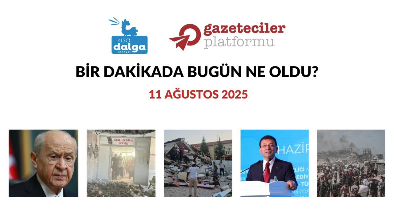 Bir dakikada bugün ne oldu?