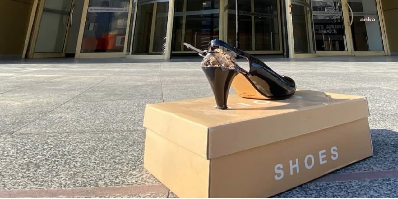 Çerçioğlu’na "topuklu ayakkabı" ile protesto