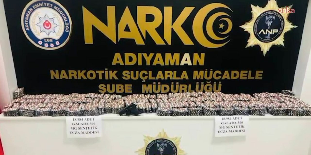 Adıyaman’da 2 milyon 750 bin TL’lik sentetik hap ele geçirildi