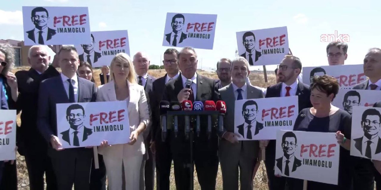 Avrupalı belediye başkanlarına ziyaret izni verilmedi, yine de Silivri'ye gittiler: 'Dayanışma içinde olmaya devam edeceğiz'