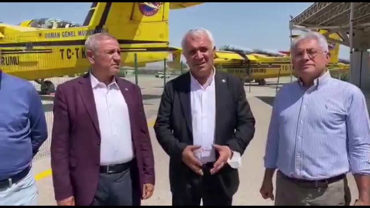 CHP'li vekiller THK hangarında kullanılmayan uçakları gösterdi: Uçakları verin, tamirini biz yapalım