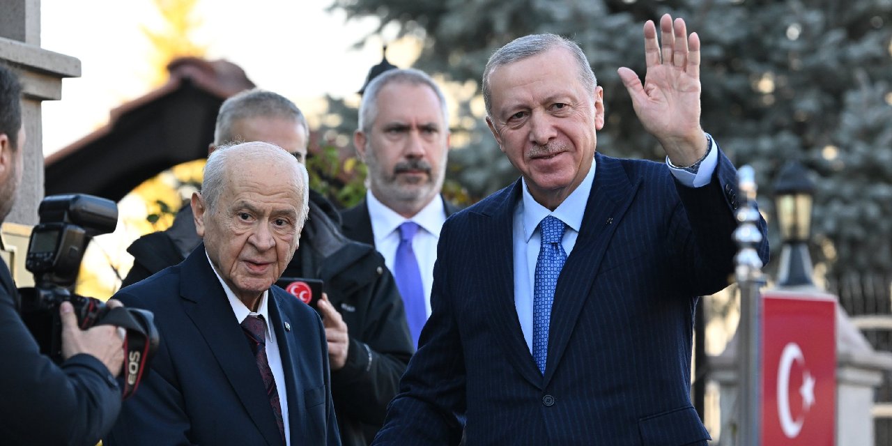 Cumhurbaşkanı Erdoğan, Devlet Bahçeli ile görüştü
