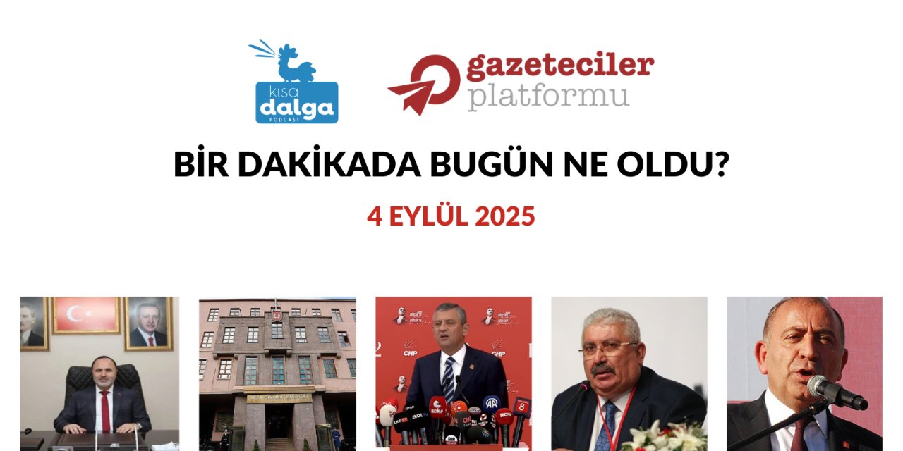 Bir dakikada bugün ne oldu?