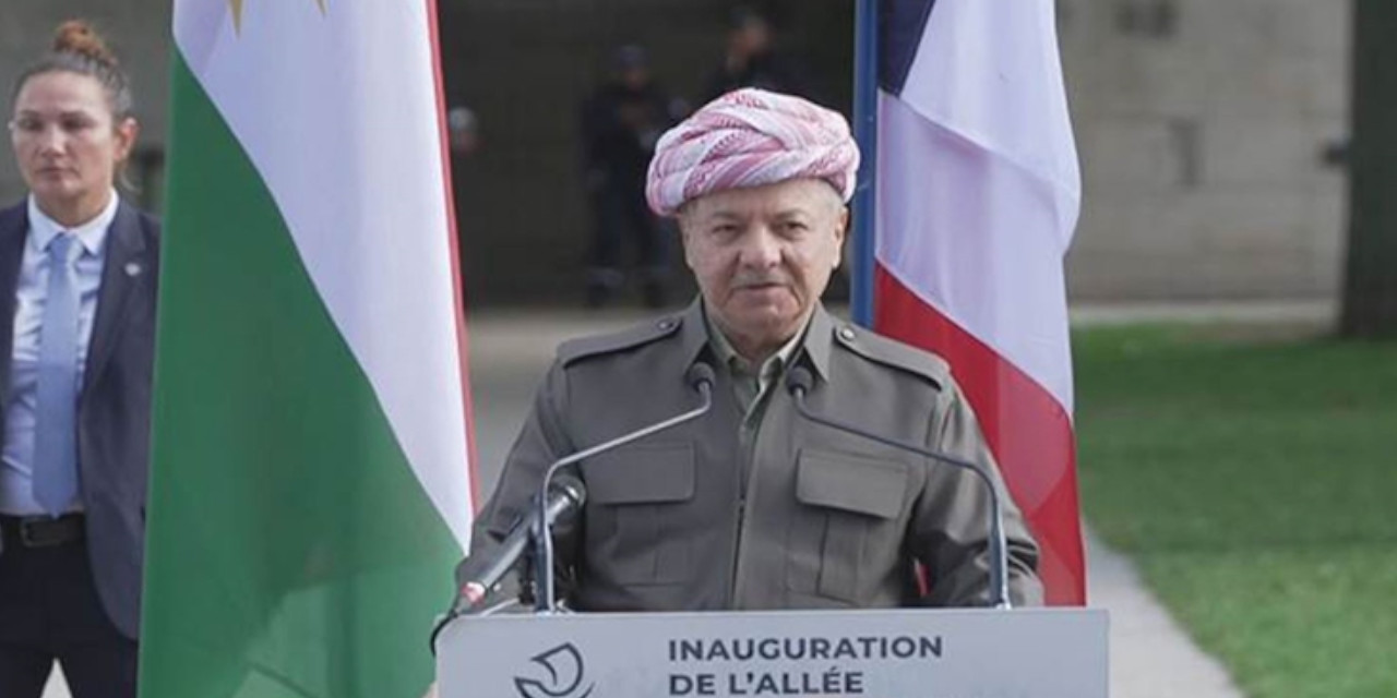 Paris'teki 'Peşmerge Caddesi' açılışında Şivan Perver sahne aldı