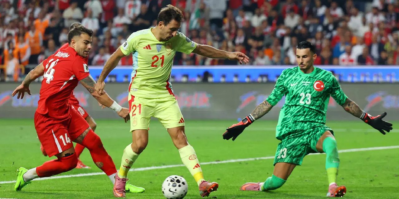 Futbolda kara gece: Milli Takım İspanya'ya farklı kaybetti
