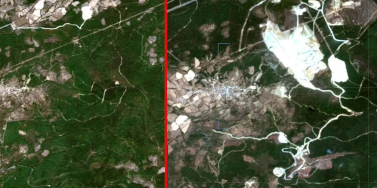 Uydu görüntüsü kanıtladı: Cengiz Holding Kazdağları'nda ağaç katliamı yapıyor