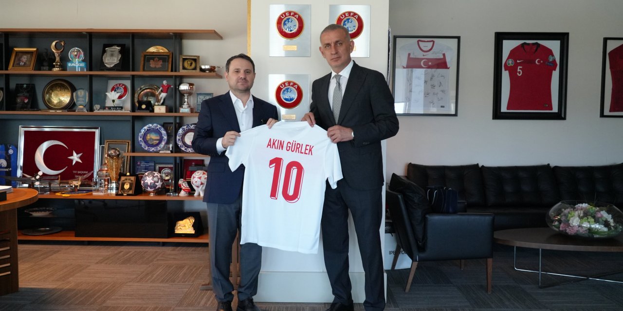 Akın Gürlek, TFF başkanını ziyaret etti