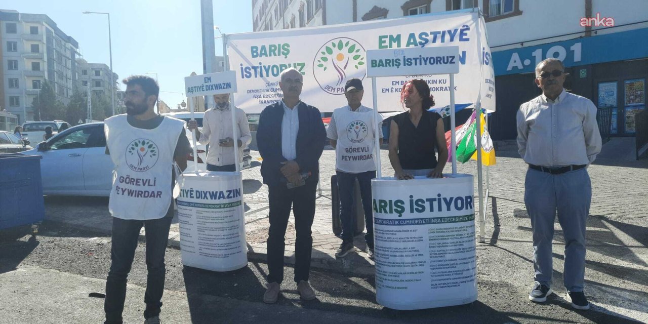 DEM Parti, ‘Barışa imza at’ kampanyası başlattı