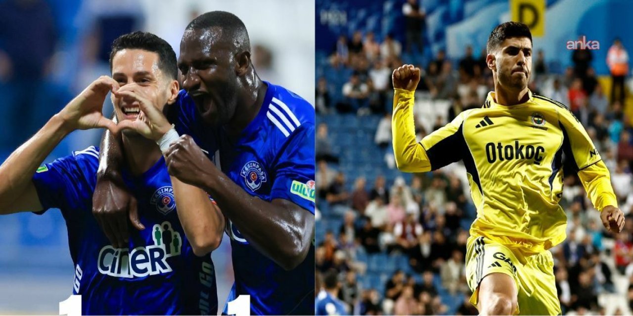 Fenerbahçe, 10 kişi kalan Kasımpaşa ile 1-1 beraber kaldı