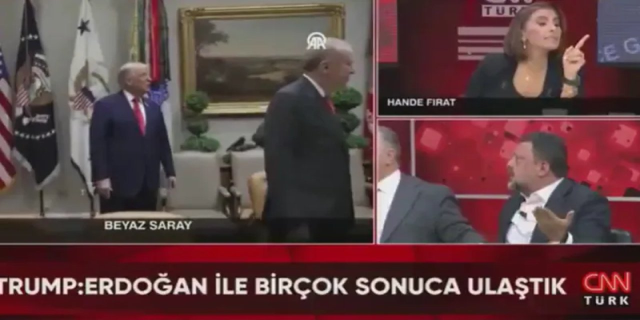 CNN Türk'te 'Erdoğan-Trump' kavgası çıktı, Metiner 'Kanal yenilenmeli' dedi