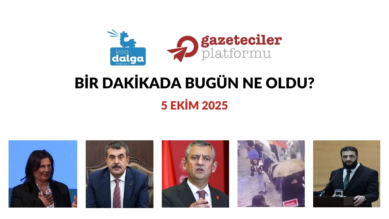 Bir dakikada bugün ne oldu?