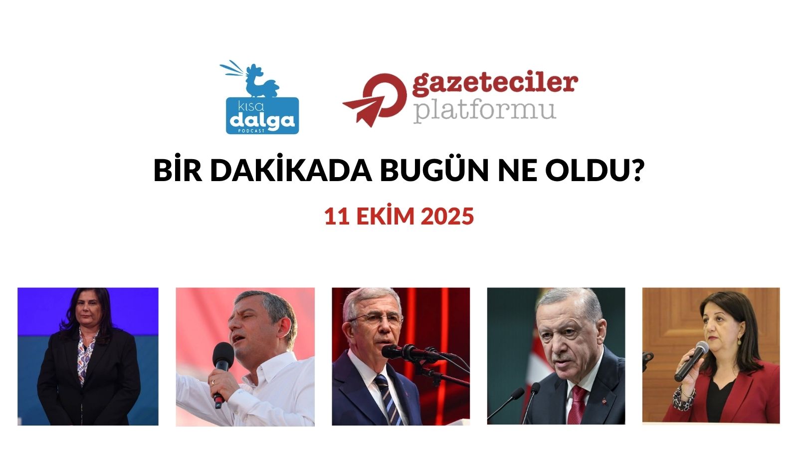 Bir dakikada bugün ne oldu?