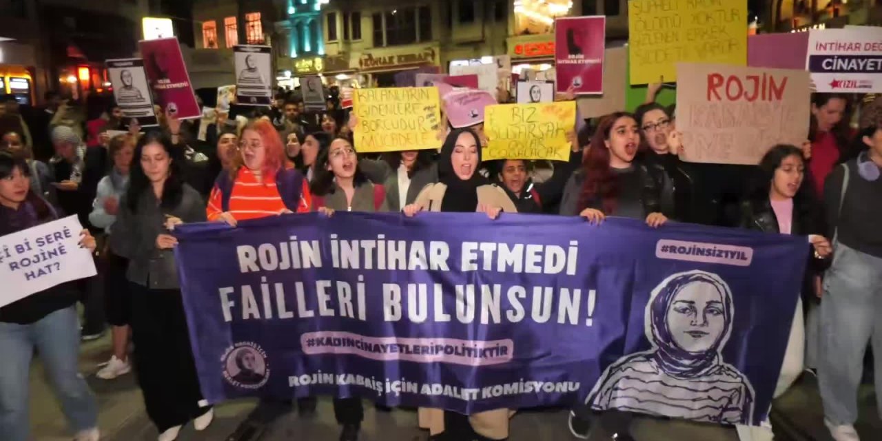 Tünel'de Rojin Kabaiş için yürüyüş: DNA örneklerinin kime ait olduğu açıklansın