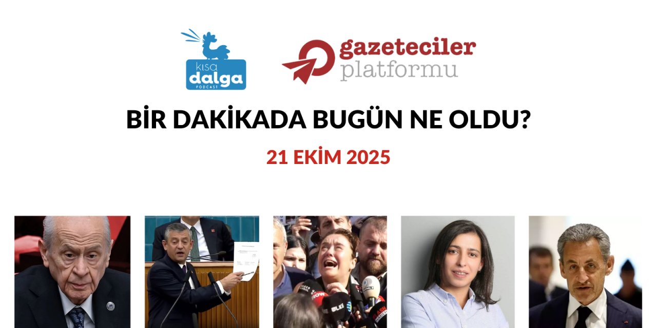 Bir dakikada bugün ne oldu?