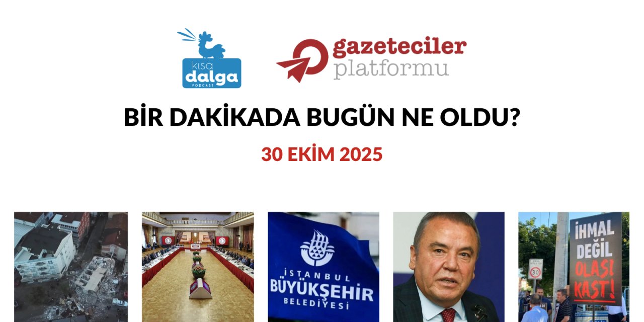 Bir dakikada bugün ne oldu?