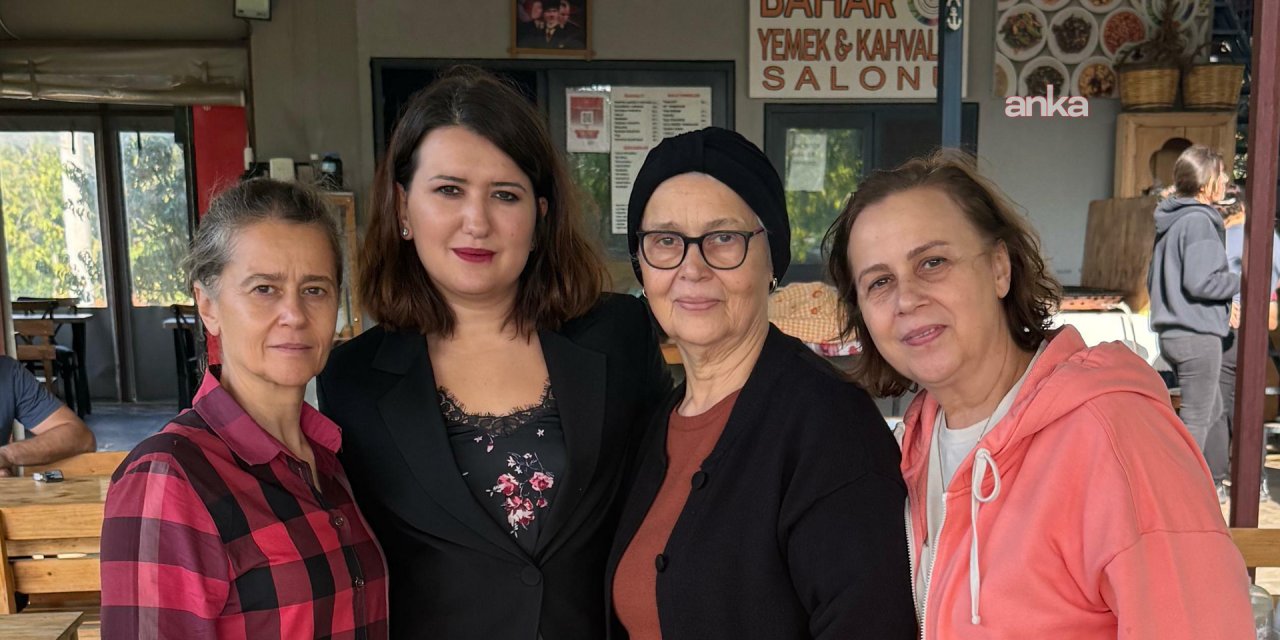 Gökçe Gökçen, Murat Çalık ve annesi Gülseren Çalık'ı ziyaret etti