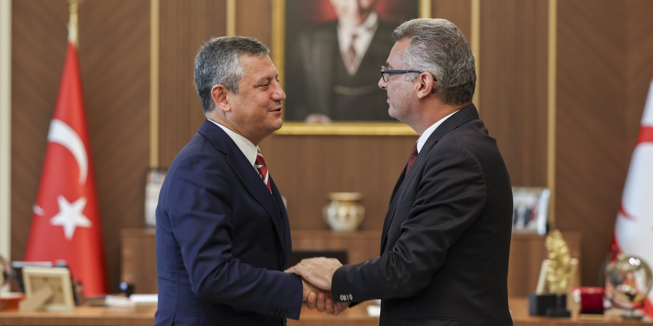 Özgür Özel'den KKTC Cumhurbaşkanı Tufan Erhürman’a ziyaret