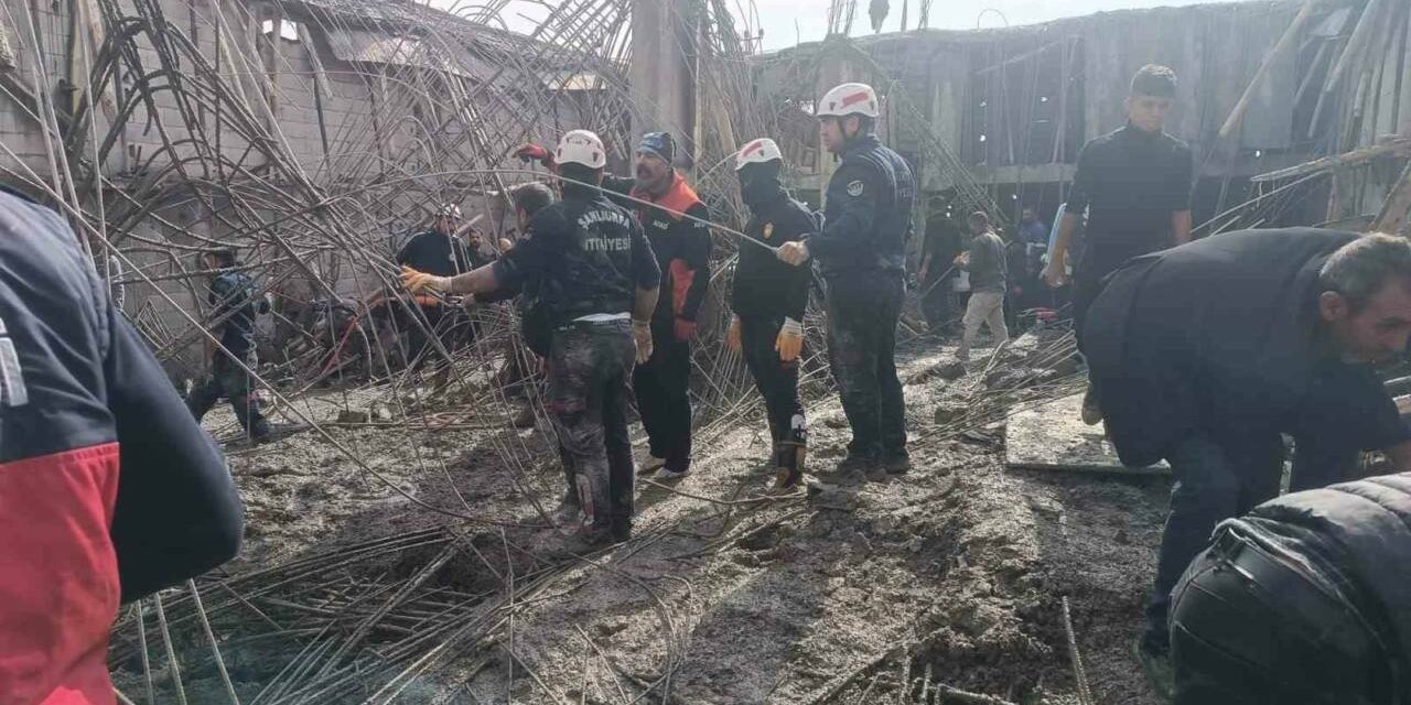 Şanlıurfa'da beton dökümü sırasında inşaat çöktü: İki işçi hayatını kaybetti
