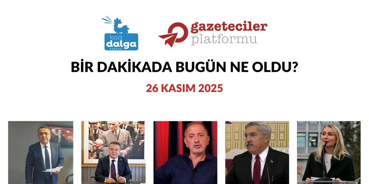 Bir dakikada bugün ne oldu?