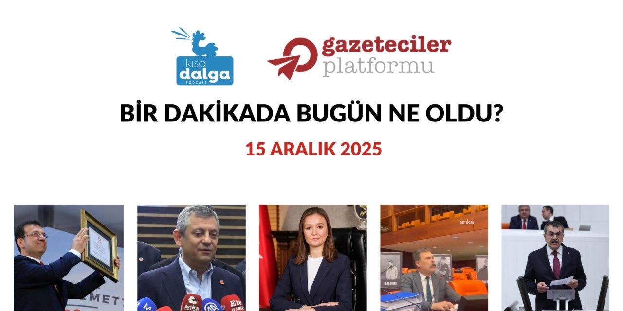 Bir dakikada bugün ne oldu?