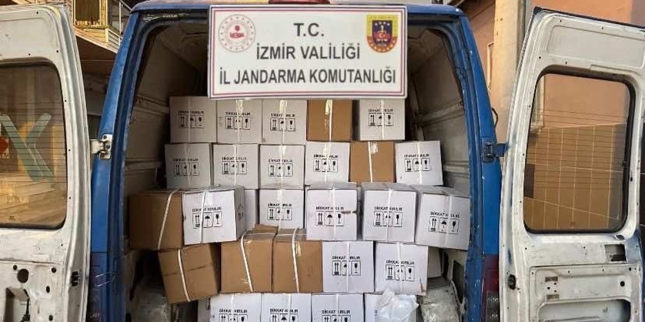 İzmir’de 4 bin 130 litre etil alkol ele geçirildi