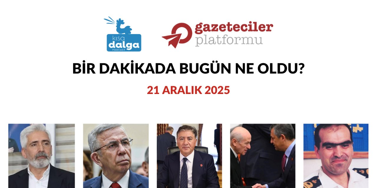 Bir dakikada bugün ne oldu?