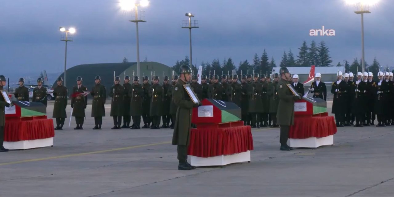 Libya Genelkurmay başkanının düşen uçağı: Ankara'da askeri tören düzenlendi