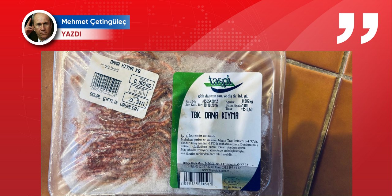 9 yıl dondurucuda bekleyen emekli kıyması!