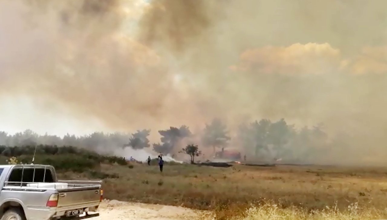 Manavgat'ta yine orman yangını
