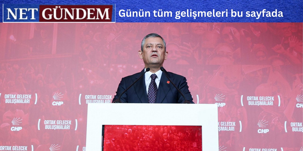 Özgür Özel: CHP, 'Kent uzlaşısı' soruşturmalarına rağmen barışın yanında