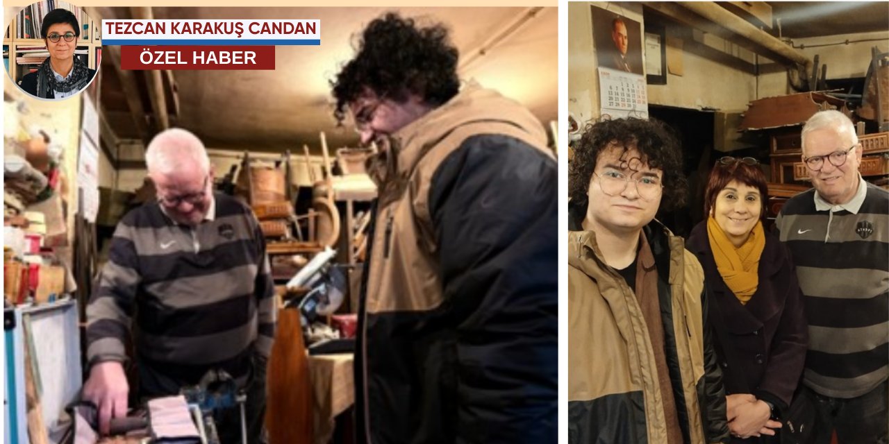 Bestekâr Sokak’ta tarihi buluşma:  'Ahşap Canlıdır' diyen Aleko Usta, çırağını buldu