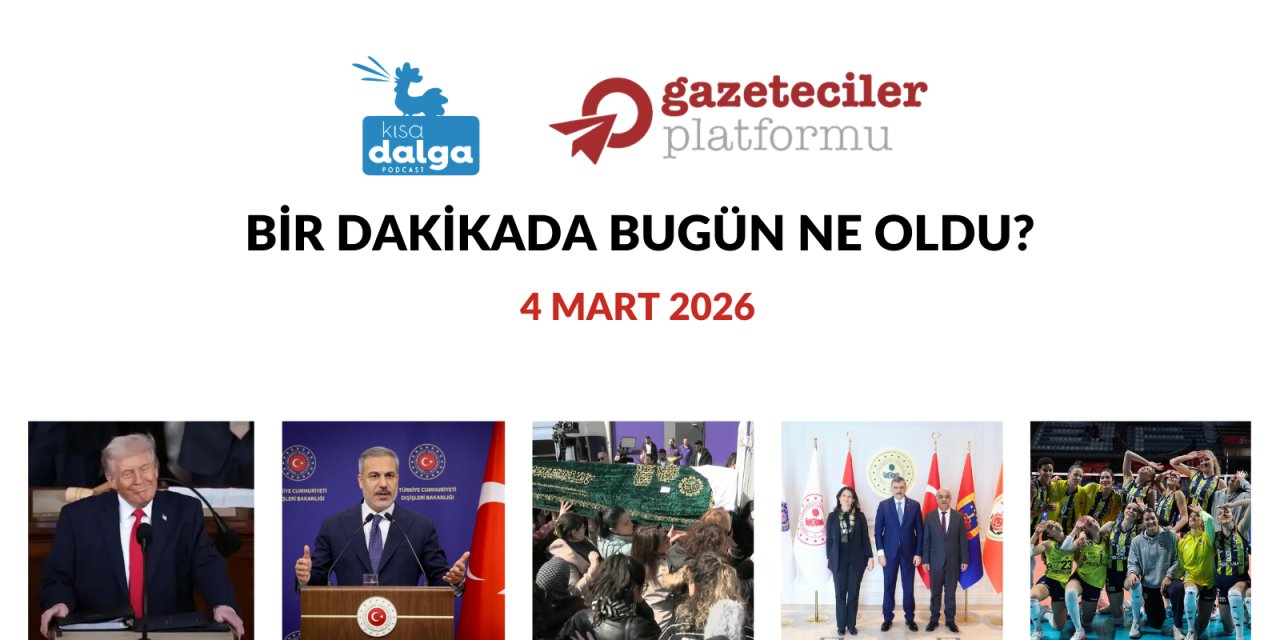 Bir dakikada bugün ne oldu?