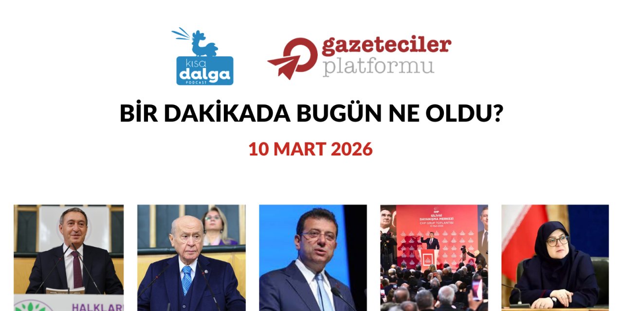 Bir dakikada bugün ne oldu?