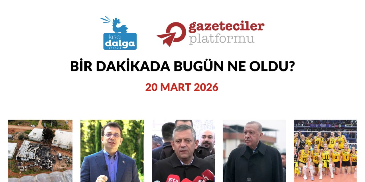Bir dakikada bugün ne oldu?