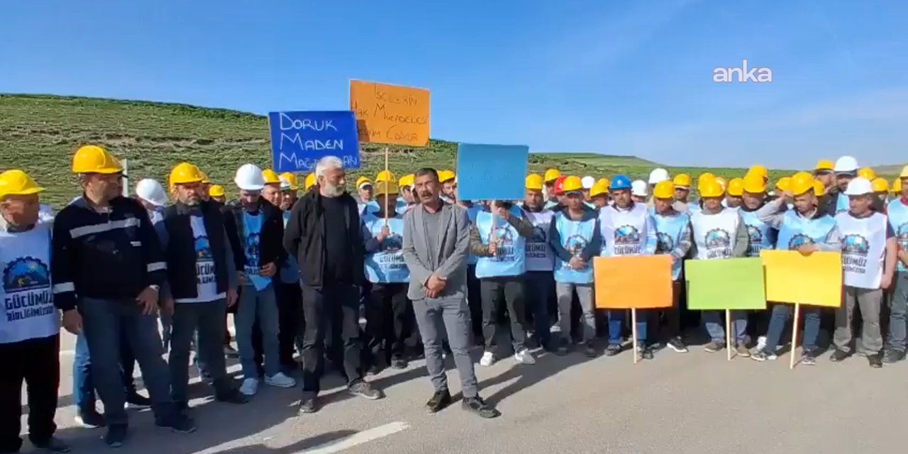 Doruk Madencilik işçilerine polis engeli: Gökay Çakır, Başaran Aksu ve madenciler gözaltında